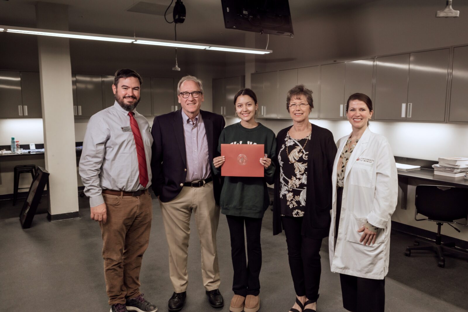 people standing in row