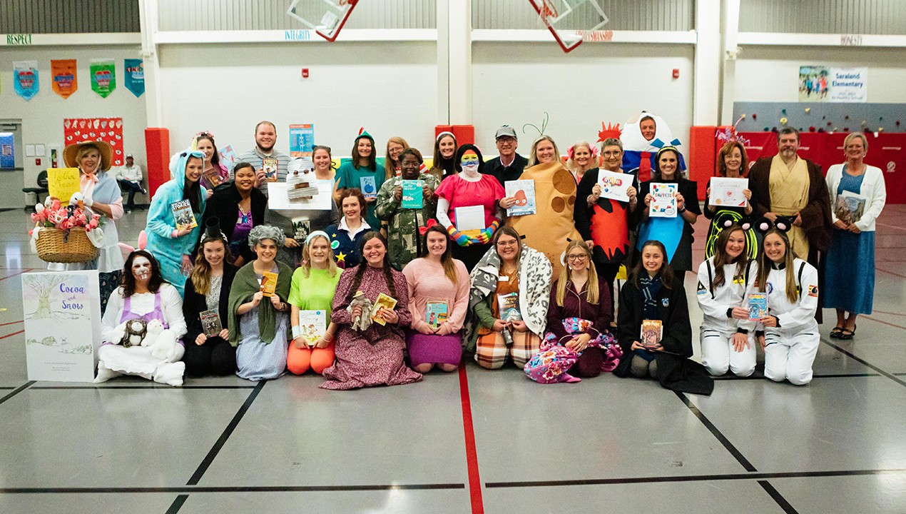 Humpty Dumpty and Friends Visit Saraland Elementary