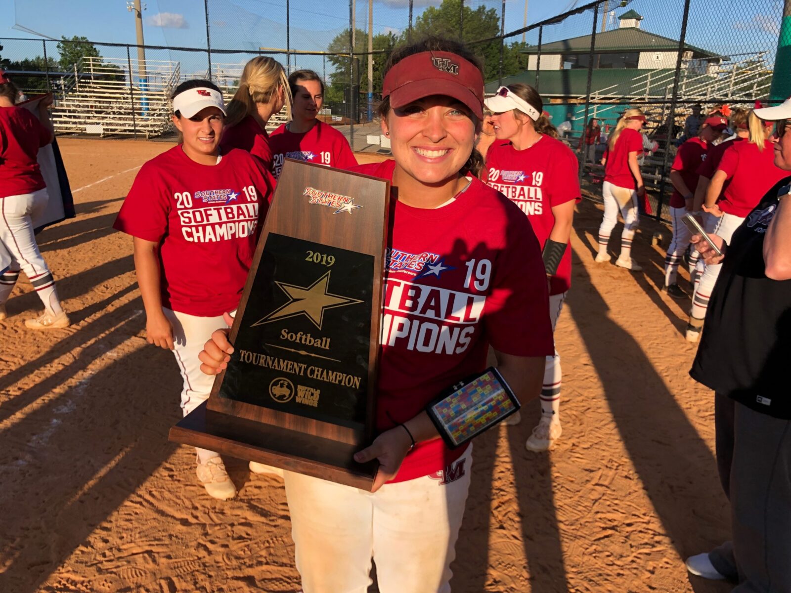 Hope Cain, With Trophy