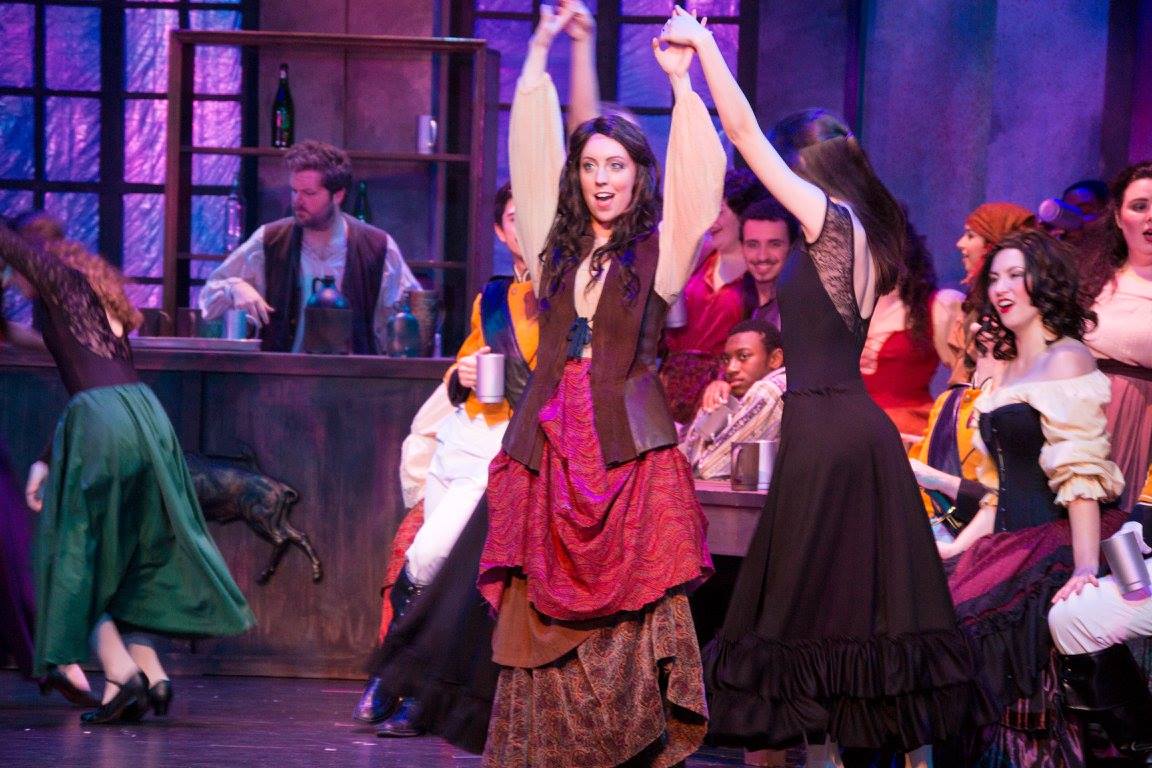 characters performing in play