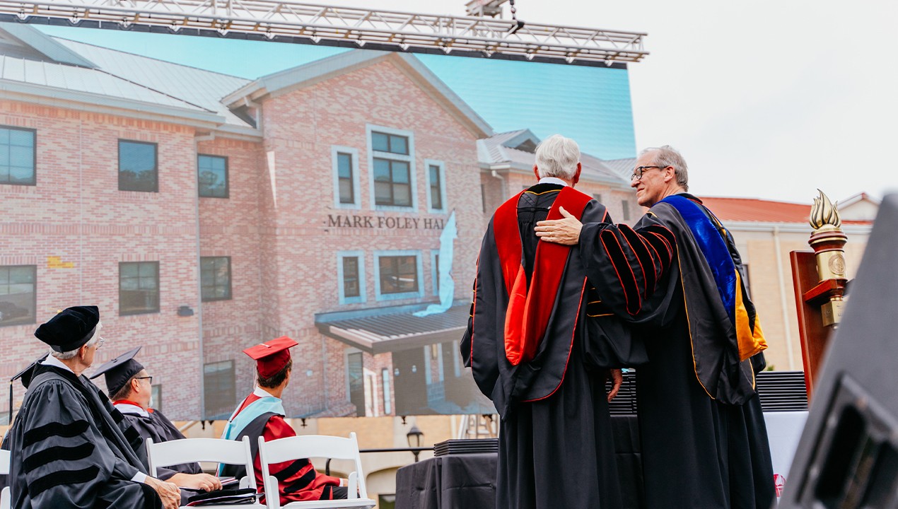 University of Mobile Names ‘Mark Foley Hall’ at Graduation 2023