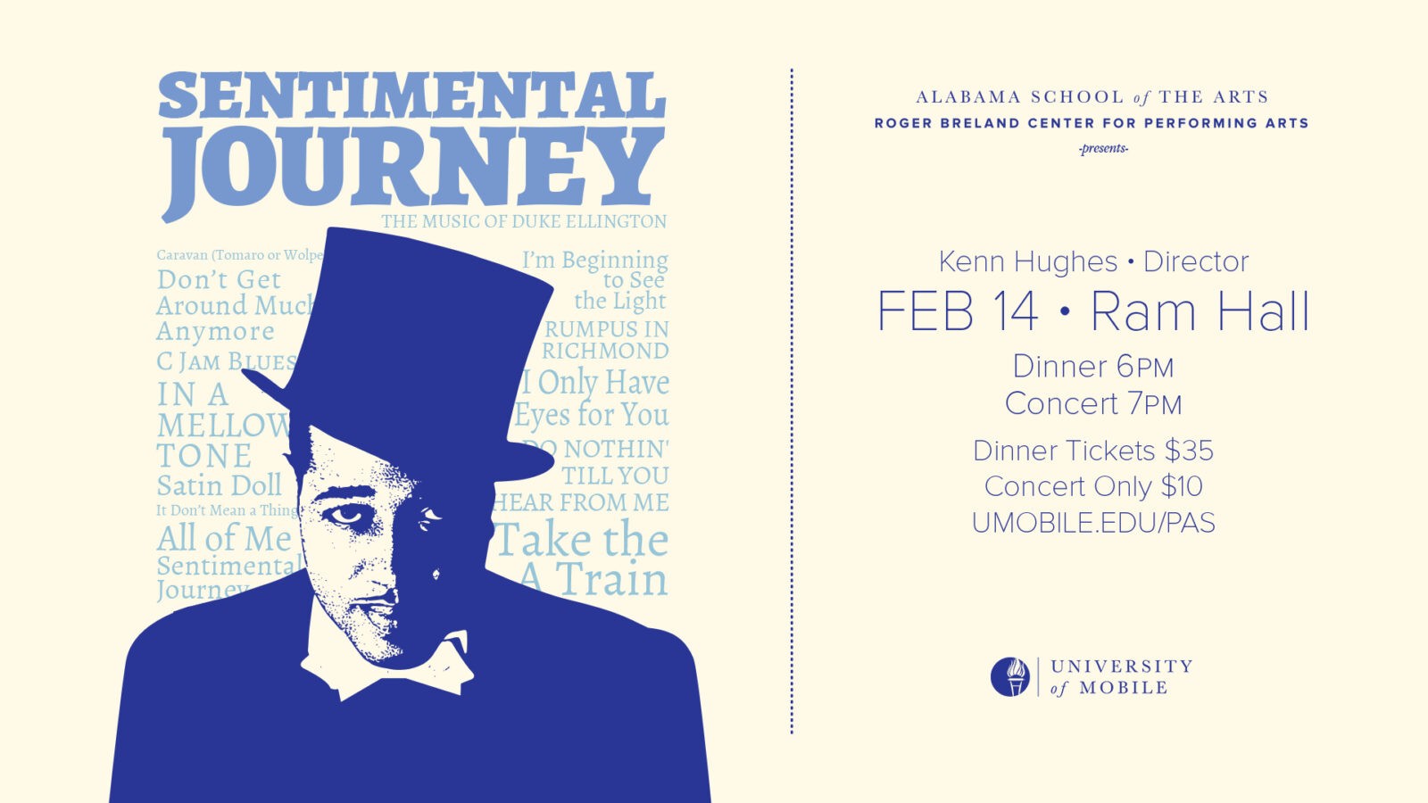UM Jazz Band Takes Audience on a ‘Sentimental Journey’ Feb. 14 
