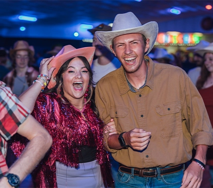 people in cowboy hats