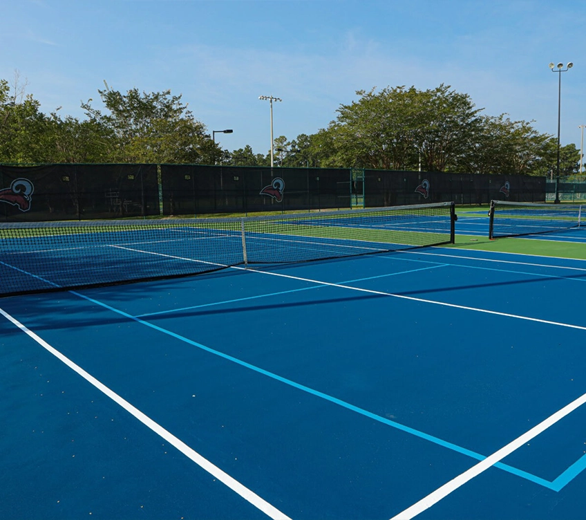 tennis courts